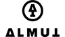 Logo von Almut, der Schriftzug mit Symbolischer Lampe darüber