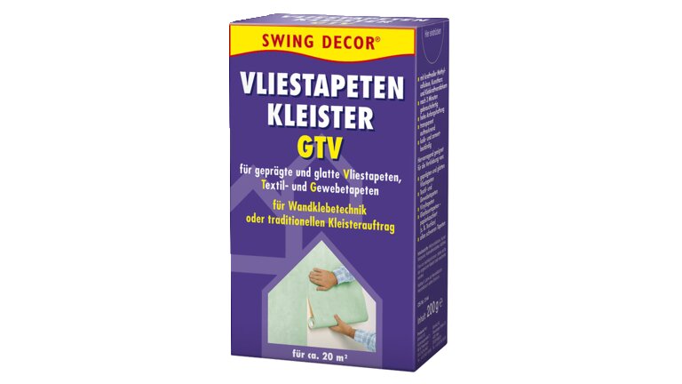 Swing Decor Vliestapeten Kleister GTV, im Karton verpackt