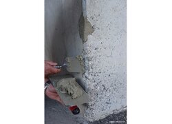 Haftmörtel HM 50, Schadhafte Stellen im Beton auffüllen und spachteln