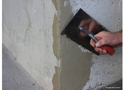 HaftMörtel HM 50, Beton auf Wand spachteln