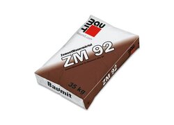 ZementMauermörtel ZM 92, im Sack verpackt, liegend