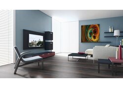 Bodenbelag, Wohnzimmer, Bild, Fernseher, Sessel