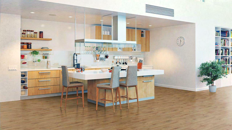 Designboden SLY XXL, Esszimmer und Küche