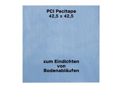 pecitape 42,5 x 42,5, zum Eindichten von Abläufen, hellblau