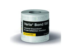 Das Produkt Vario-Bond 150 ,eine weiße Rolle in seitlicher Ansicht mit schwarzen Etikett