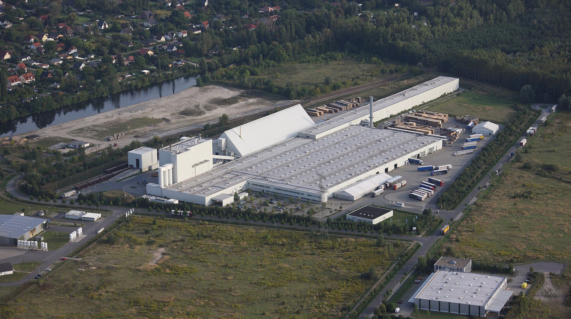 Luftaufnahmen, Fabrik