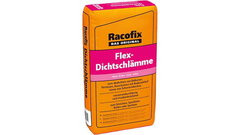 Racofix Flex-Dichtschlämme, im Sack verpackt, stehend