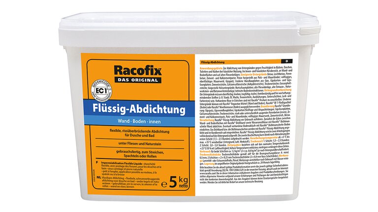 Racofix Flüssig-Abdichtung, im weißen geschlossenen Eimer, 5kg